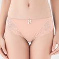 thumbnail image 2 of Braguitas de mujer de cintura media con encaje de tela de natación Calzoncillos de mujer de algodón con forro Fridja nalpqowj13576, 2 of 9