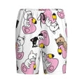 thumbnail image 4 of Wukai French Bulldog Duck Men’s Short Pajama Pants With Pockets Soft Sleep Pj Shorts for Men-4X-Large, 4 of 6