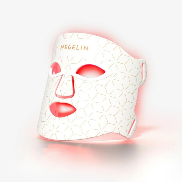 Mascarilla facial de terapia de luz LED MEGELIN 7 colores para el cuidado de la piel