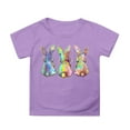 thumbnail image 1 of Xuewenshw Hauts d'Été pour Enfants Manches Pétales Col Rond Décontracté T-Shirts Unis Graphiques pour Tout-Petits, 1 of 4