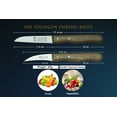 thumbnail image 4 of SMI Stainless Steel Paring Knife Set with Wooden Handles, Straight and Curved Blades, 7.4 cm, 2-Pack, 4 of 4