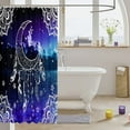thumbnail image 3 of Paris Shower Curtain Eiffel Tower Musical Notes Bathroom Curtain for Kids Women Couple Bathroom Decor Beauty Butterfly Flowers Waterproof Curtain Purple Romantic Bath Curtain,12 Hooks,72"Wx72"L, 3 of 6