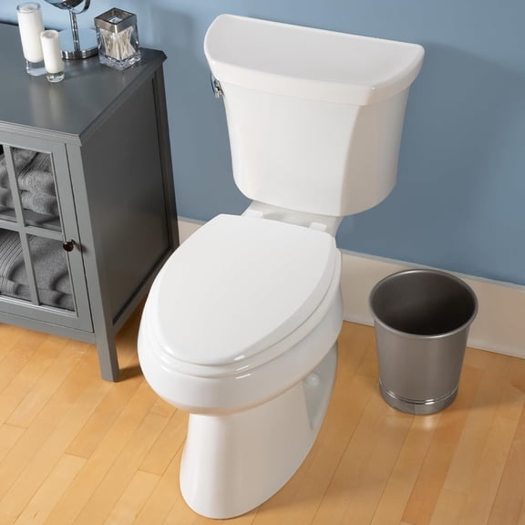 Slow Close Toilet Seat, Easy Clean, Non Slip Premium Wood Seat, Easy Install