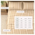 thumbnail image 4 of Great Bay Home Striped Ultra-Soft Brushed Microfiber Sheet Set, Twin, 3-Piece, 4 of 5