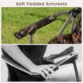 thumbnail image 6 of Gymax Portable Folding Arm Chair Heavy Duty 400 lbs with Cup Holder for Camping, 6 of 10