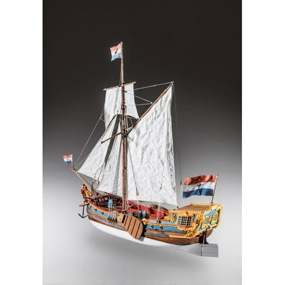 Dusek Dutch Statenjacht Wood Model Ship Kit D023 Scale 1:48