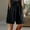 Black, variant on Royisotas Wide Leg Shorts for Women 2025 Summer Casual Cotton Linen High Waist Bermuda Shorts Loose Solid Color Plus Size Shorts for Women