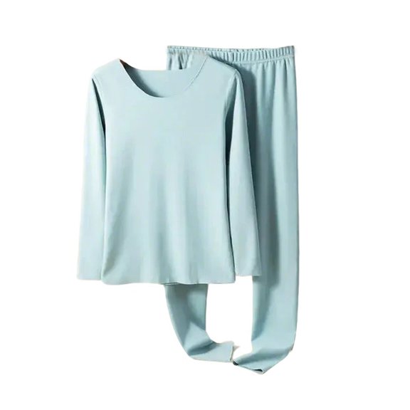 UAMVSH Thermal Underwear Sets for Women Fleece Lined Base Layer Top with Pants Loungewear for Cold Weather