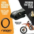 thumbnail image 6 of Rippin Moto 90/90-21 Heavy Duty 3mm Inner Tube TR4 Valve Fits 21" Dirt Bike & MX Tires, 6 of 8
