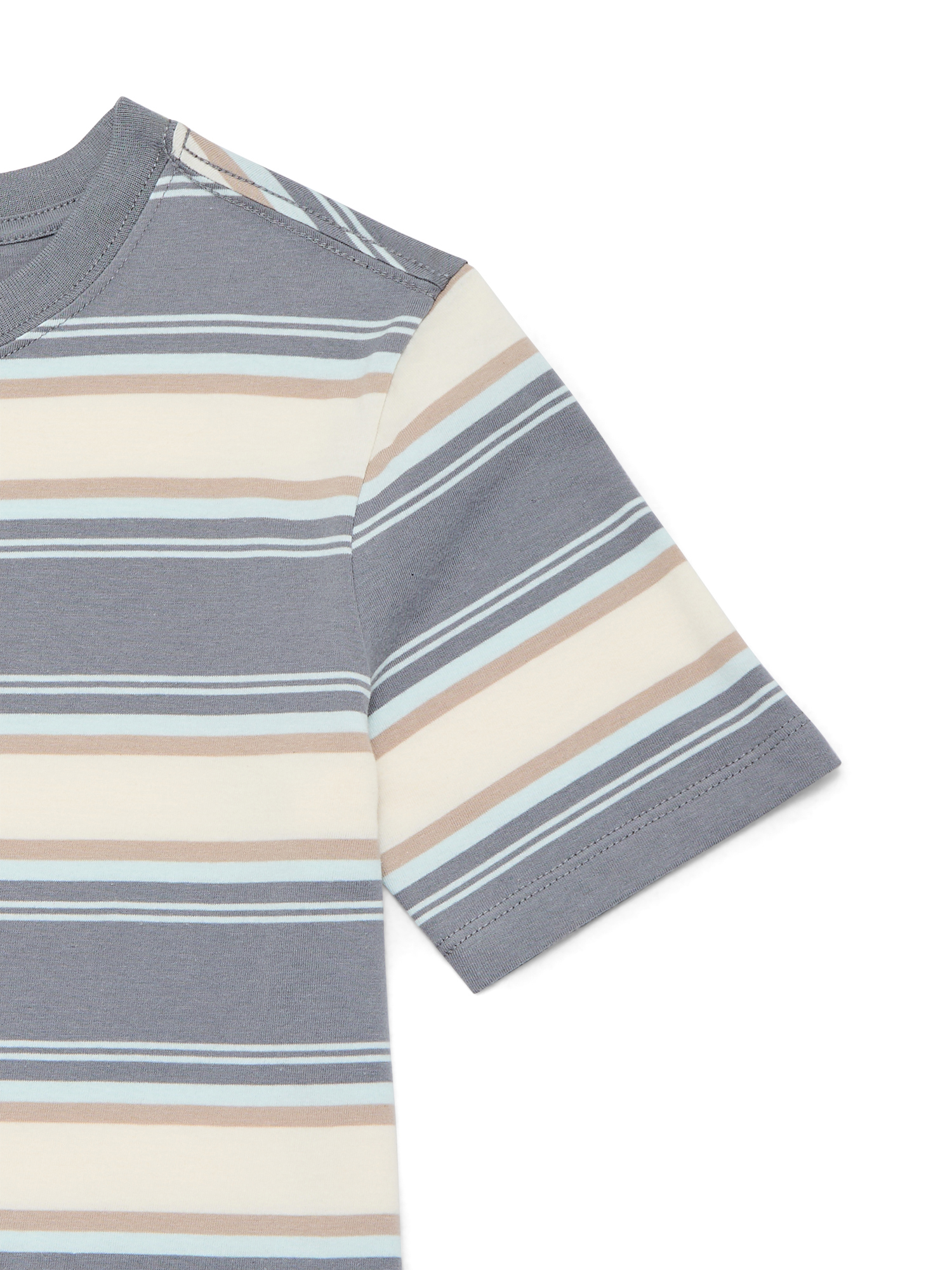 Wonder Nation Boys Short Sleeve Stripe T-Shirt, Sizes 4-18 & Husky