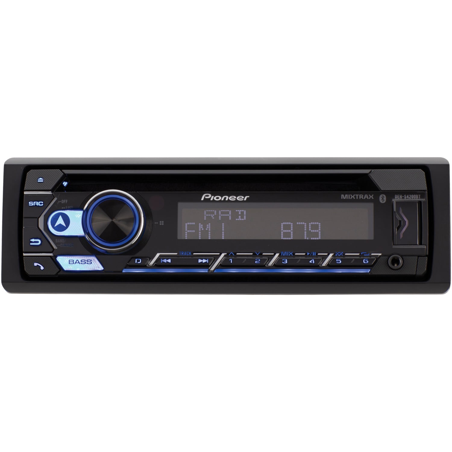 Pioneer DEHS5200BT SingleDIN InDash CD Player with Bluetooth
