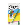 thumbnail image 1 of Rotuladores líquidos SHARPIE, punta cincelada, color verde fluorescente, 12 unidades, 1 of 6