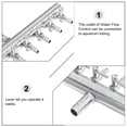 thumbnail image 2 of 8 Ways 8 to 4MM Aquarium Outlet Inline Air Pump Flow Lever Control Manifold Splitter Switch Tap Oxygen Tube Distributor Silver, 2 of 8
