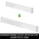 thumbnail image 5 of Separador de cajones mDesign, extensible Dresser Ligne, paquete de 4 unidades, blanco, 5 of 8