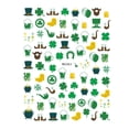thumbnail image 1 of Wisewang Nail Wraps Sticker Crafting Fashion Manicure Labels Sculpture Design Adhesive Decals Patrick's Celebration Supplies WG483 1Set, 1 of 6