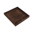 thumbnail image 4 of Bandeja para servir de madera, bandeja para mesa de centro, bandeja otomana para bebidas de té, bandeja decorativa para decoración de cocina, desayuno Cuadrado L, 4 of 9