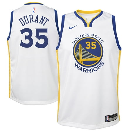 Kevin Durant Golden State Warriors Nike Youth Swingman Jersey White - Association