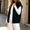 thumbnail image 6 of Women's Sleeveless Zip Up Sweatshirt Vest Stand Collar Athletic Sweatshirt Jacket with Pockets for Spring Fall Winter Daily Athleisure Loungewear, 6 of 7