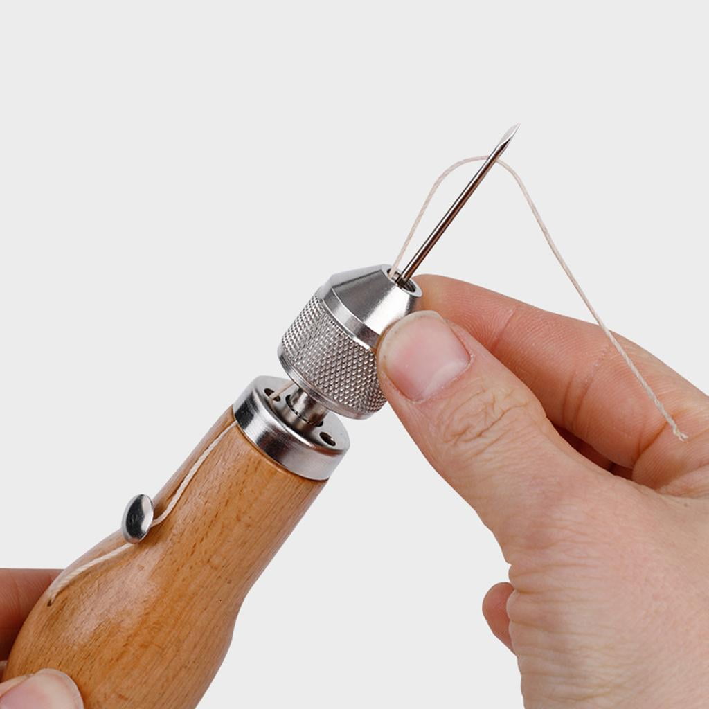 Rvaymup Leather Hand Sewing Stitching Needles, Sewing Thread for Sofa, Backpack, Shoe