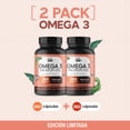 thumbnail image 2 of Suplemento Alimenticio Life360+ Omega 3 Salmon Oil Salud Cardiovascular 720 Cápsulas LIFE 360+ 2 Pack Salmón, 2 of 6