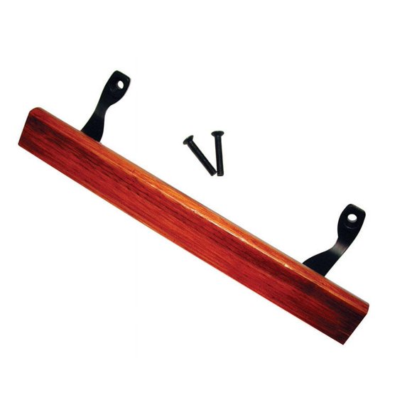 Tirador de madera para puerta corredera Barton Kramer, 3,8 cm, color bronce