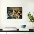 thumbnail image 4 of JEUXUS THE LAST SUPPER Christ Jesus Poster Decorative Canvas Wall Art Living Room Posters Bedroom  20x16inch, 4 of 6