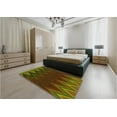 thumbnail image 4 of Ahgly Company Indoor Rectangle Patterned Dark Yellow Green Area Rugs, 2' x 3', 4 of 6