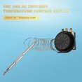 thumbnail image 4 of 1NC 1NO AC 250V/380V 16A 0-40C Temperature Control Switch Capillary Thermostat, 4 of 5