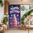 thumbnail image 4 of Glittery Happy Birthday Letter Banner Background Party Decorations for Birthday Party Photography Props Backdrop Decor for Celebrations, 4 of 7