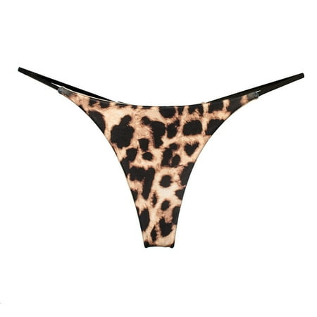 

Women s Panties Solid Color Thong Double Layer Cotton Spring Summer Trendy Leisure Briefs Underwear For Women