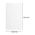 thumbnail image 2 of LABSERRON 32Pcs Blank Labeling Tags Rectangular White For DIY Enthusiasts Home Organization, 2 of 8