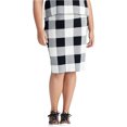 thumbnail image 1 of Rachel Roy Womens Sweater Midi Skirt, Black, Plus Size, 0X, 1 of 1