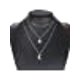thumbnail image 5 of Collar de venta caliente transfronterizo europeo y americano Collar de múltiples capas de aleación Collar colgante de turquesa de luna Collar de moda (plata) JFHHH pequeña, 5 of 5