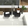 thumbnail image 1 of Noothes Drain Rack，Dish Rack Silicone Faucet Guard Mat Faucet Water Catcher Mat Silicone Mat Tray Drying Mat Dish Sponge Holder Home Kitchen Accessory Gadgets Organize, 1 of 6