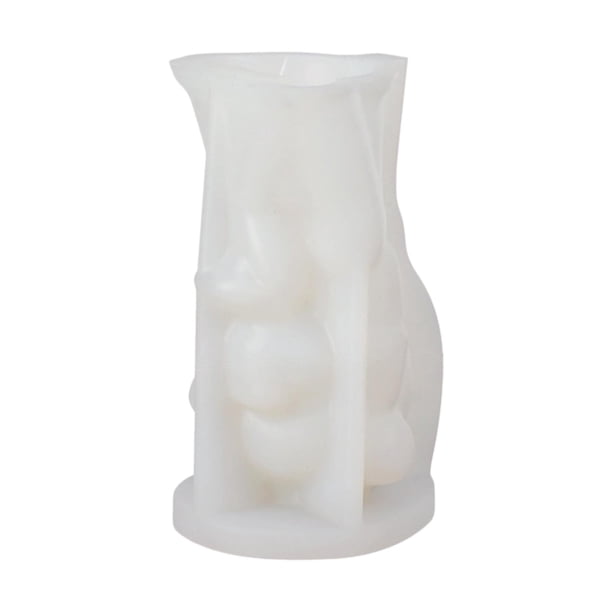 Molde de Vela de Silicona para Niña, Decoración de Joyería, , Yeso, Artes 3D Hechas a Mano, Perfume Femenino, Molde de Silicona para Niña