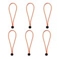 thumbnail image 3 of 6 Pcs 15 cm Balle Robuste Balle Bungee Bungee Cordon Cordon à Attacher Sangles de Auvent Orange, 3 of 7