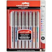 Uni-Ball, SAN1734916, Needle Vision Soft Grip Pens, 8 / Pack