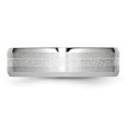 thumbnail image 4 of Cobalt Sterling Silver Inlay Satin/Polished 6mm Beveled Edge Band, 4 of 5