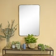 thumbnail image 3 of TEHOME Kengston Comtemporary Gold Metal Framed Rectangle Bathroom Vanity Mirror 20x30'', 3 of 8