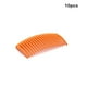 thumbnail image 4 of Qarigey 10 peines torcidos para el cabello, peine tenedor de plástico de dientes puntiagudos, clásico, hecho a mano, tocados de mujer con Cuidado del cabello Naranja, 4 of 6