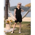 thumbnail image 2 of Girls Clothes Trendy Romper Jumpsuits Cool And Breathable Summer Outfit Lace Sleeveless Dress14-15Years, 2 of 12