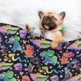 thumbnail image 3 of Yiaed Colorful Animals Print Dog Blankets-Cat Blanket Washable for Couch Protection,Puppy Blanket, Soft Plush Reversible Throw Furniture Protector-Small, 3 of 8
