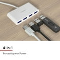 thumbnail image 3 of Staples TECH 4-Port USB 2.0 Hub White (ST62376), 3 of 8