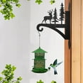 thumbnail image 1 of Iron Feeder Wall Hook | Decorative Tree Design | Heavy Duty Hanging Hook for Indoor Outdoor Use | 11.4 x 8 Inch Size | Includes Mounting Screws & Caps | Versatile Wall Decor, 1 of 5