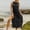 Black, variant on HOMBOM Bathing Suit Cover Up for Women Swimwear Coverups Vacation Womens Summer Dresses Sheer