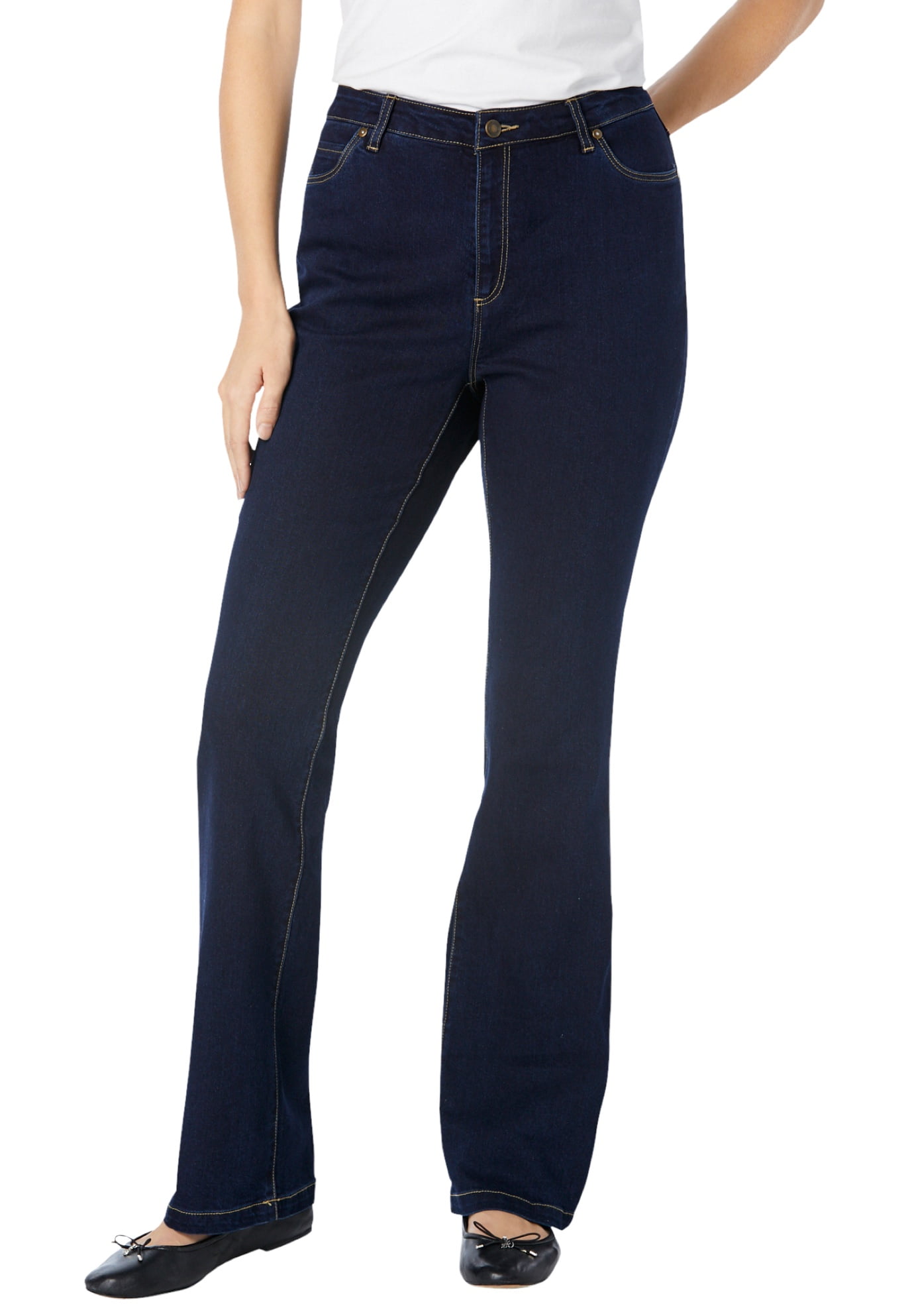 woman within tall jeans