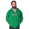 thumbnail image 5 of Father's Day One Cool Dad Gift Zip Hoodie Sweatshirt Men Brisco Brands M, 5 of 6
