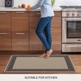 thumbnail image 5 of Black Brown Greek Key Door Mat&nbsp;Indoor Outdoor Entrance,Non Slip Rug for Kitchen Bathroom Entryway Rug,Geometric Greece Ancient Farmhouse Geo Washable Doormat Floor Mat for Office Home 24x36 Inch, 5 of 8