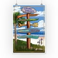 thumbnail image 2 of Grand Strand, South Carolina, Destinations Sign (12x18 Wall Art Poster, Room Decor), 2 of 3