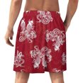 thumbnail image 2 of NICKSUN Shorts de Pyjama Amusants pour Hommes, Bas de Pyjama Doux avec Poches, Poisson Koi, m, 2 of 5
